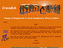 Tablet Screenshot of crocodick.com
